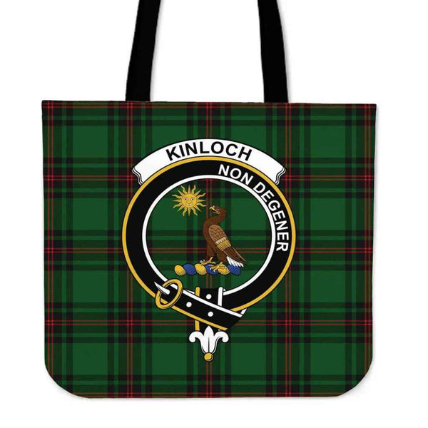 Scottish Kinloch Clan Crest Tartan Tote Bag Tartan Plaid