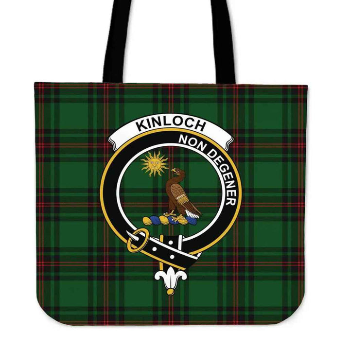 Scottish Kinloch Clan Crest Tartan Tote Bag Tartan Plaid