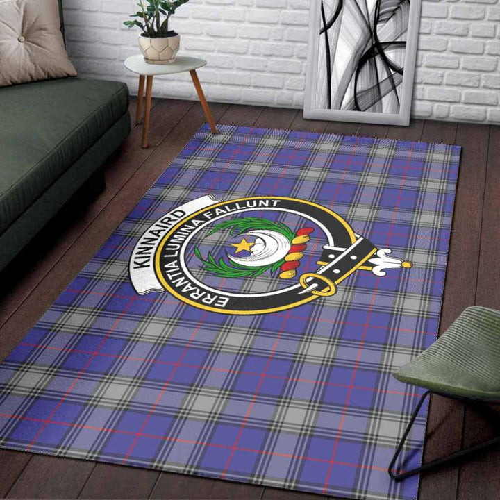 Scottish Kinnaird Clan Crest Tartan Area Rug Tartan Plaid 3