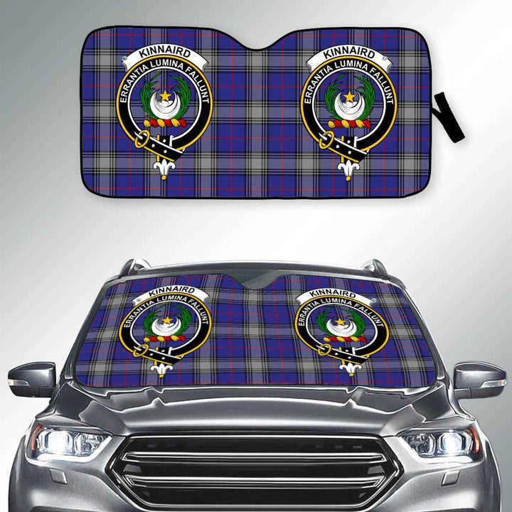 Scottish Kinnaird Clan Crest Tartan Car Windshield Sun Shade Tartan Plaid 2