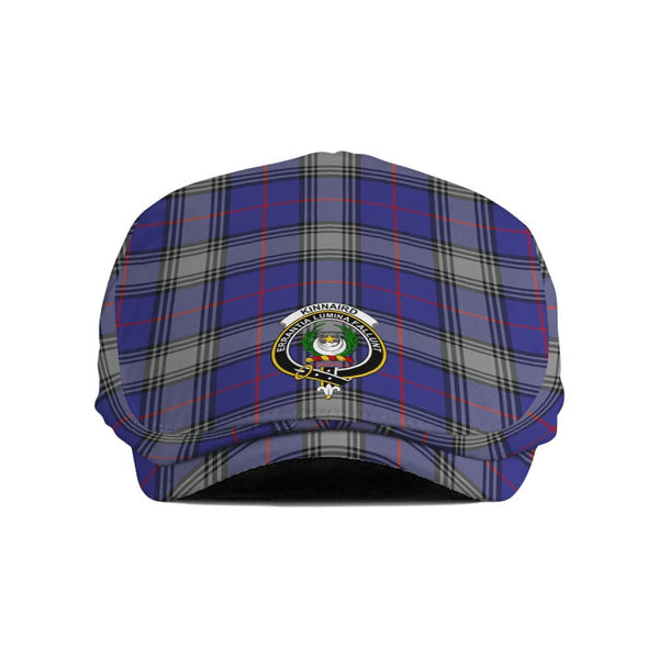 Scottish Kinnaird Clan Crest Tartan Flat Cap Tartan Plaid 1