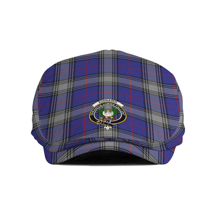 Scottish Kinnaird Clan Crest Tartan Flat Cap Tartan Plaid 1