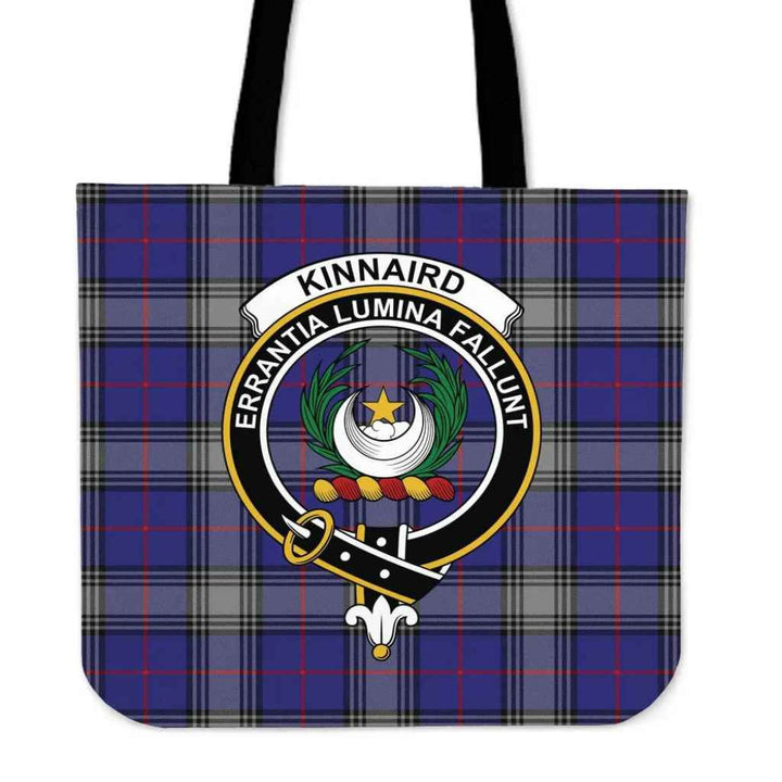 Scottish Kinnaird Clan Crest Tartan Tote Bag Tartan Plaid