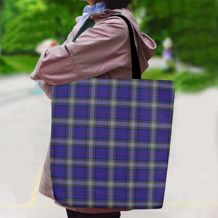 Scottish Kinnaird Clan Tartan Canvas Bag With Shoulder Strap Tartan Plaid 2