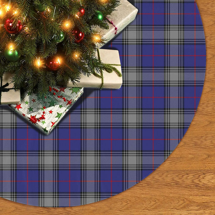 Scottish Kinnaird Clan Tartan Christmas Tree Skirt No Tassels 2 Tartan Plaid