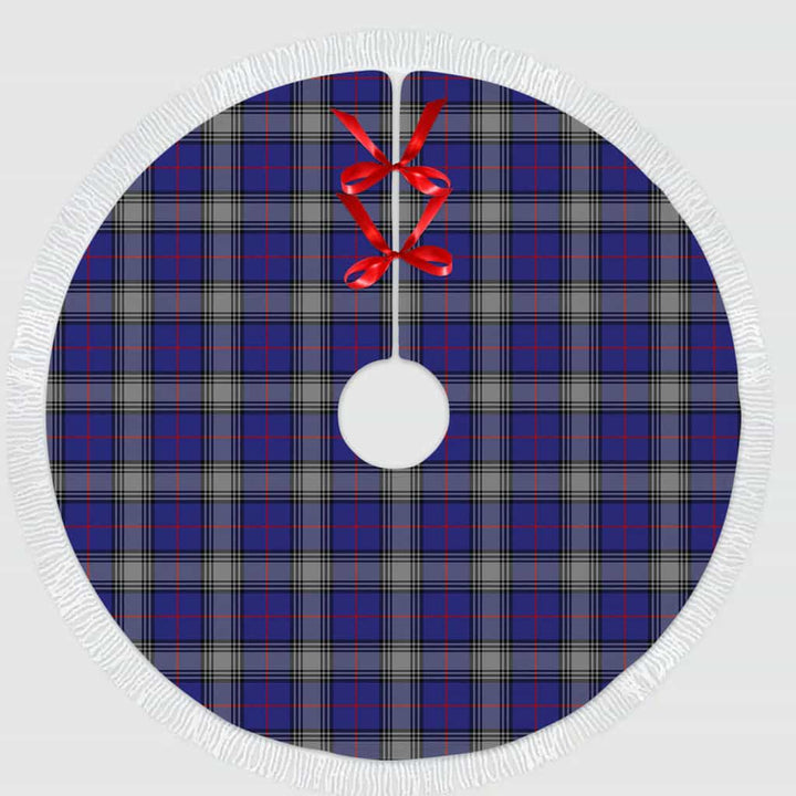 Scottish Kinnaird Clan Tartan Christmas Tree Skirt Tassels 1 Tartan Plaid