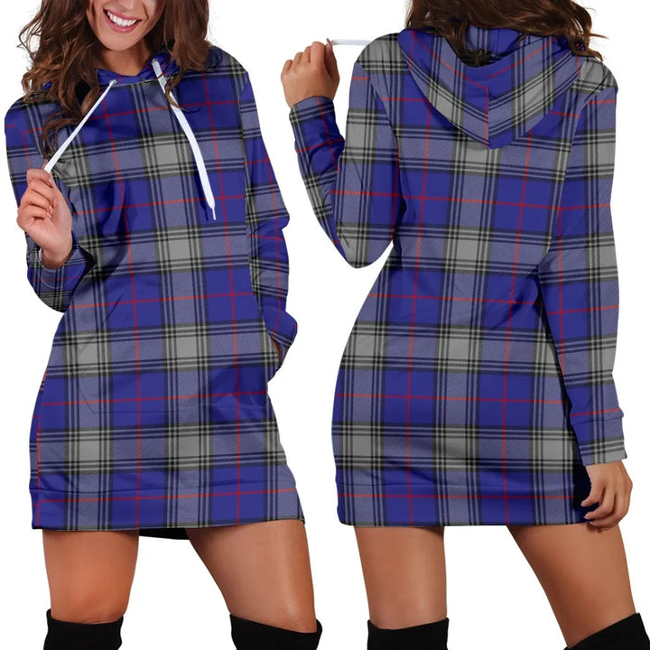 Scottish Kinnaird Clan Tartan Hoodie Dress