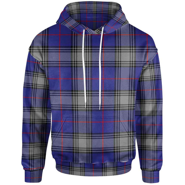Scottish Kinnaird Clan Tartan Hoodie Front Side Tartan Plaid