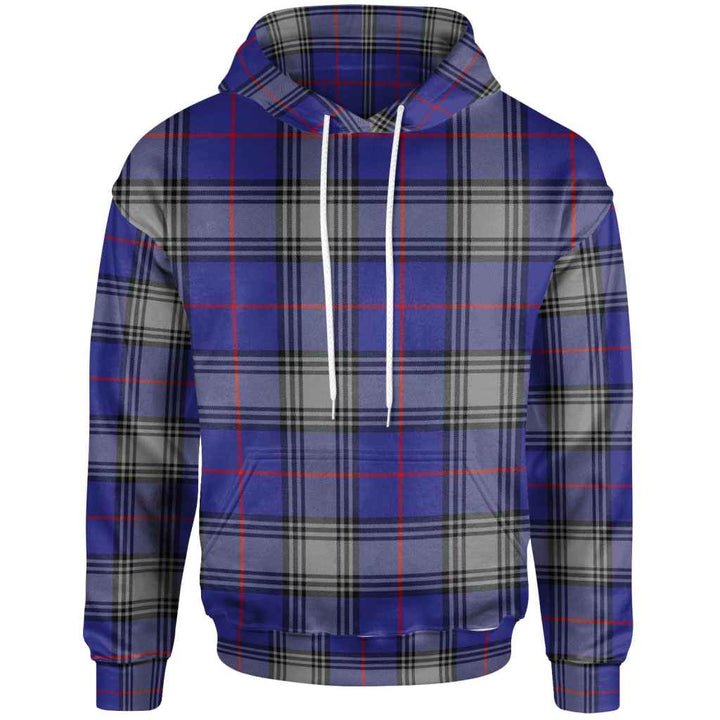 Scottish Kinnaird Clan Tartan Hoodie Front Side Tartan Plaid