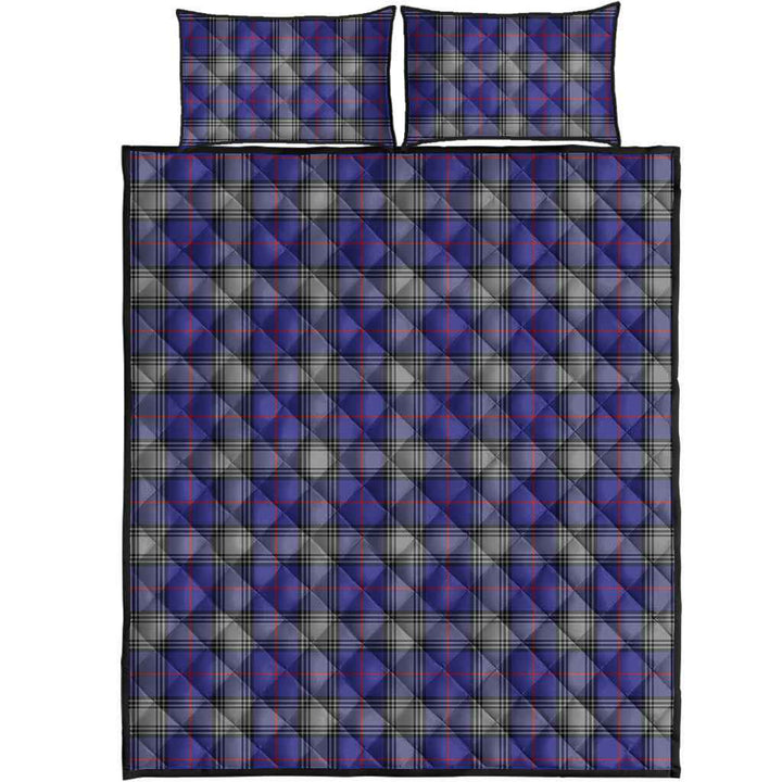 Scottish Kinnaird Clan Tartan Quilt Bed Set Tartan Plaid 1