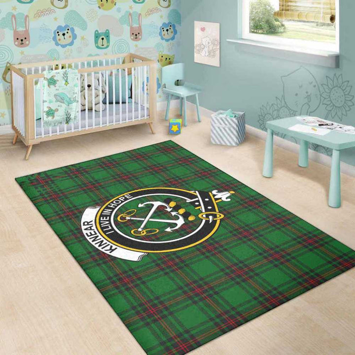 Scottish Kinnear Clan Crest Tartan Area Rug Tartan Plaid 5