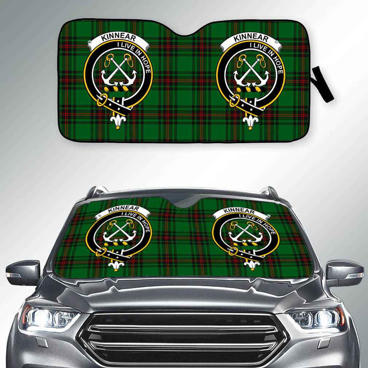 Scottish Kinnear Clan Crest Tartan Car Windshield Sun Shade Tartan Plaid 2