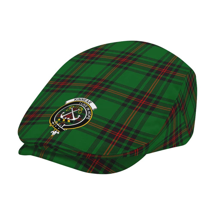 Scottish Kinnear Clan Crest Tartan Flat Cap Tartan Plaid 2