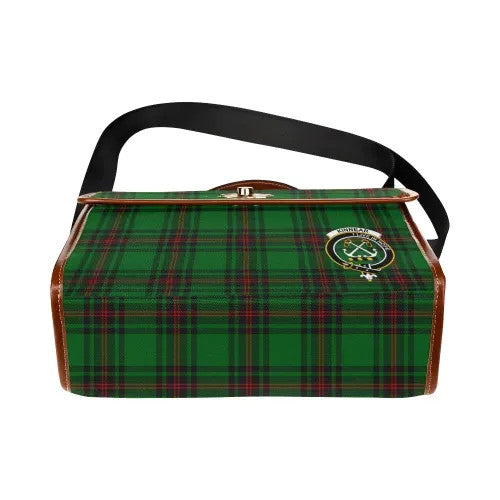 Scottish Kinnear Clan Crest Tartan Waterproof Canvas Bag Tartan Plaid 5
