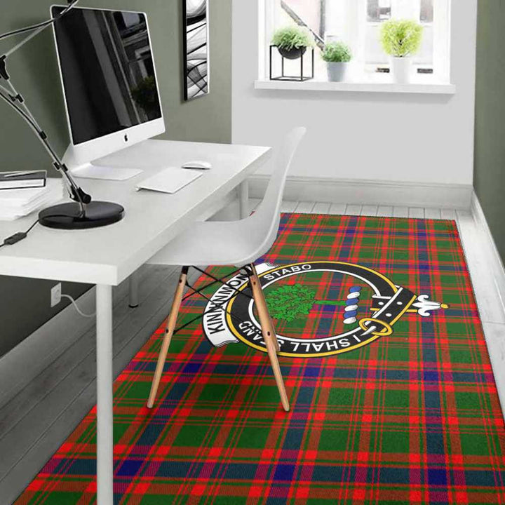 Scottish Kinninmont Clan Crest Tartan Area Rug Tartan Plaid 4