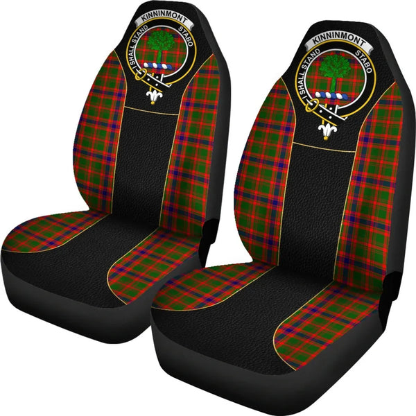 Scottish Kinninmont Clan Crest Tartan Car Seat Covers - Special Style 2