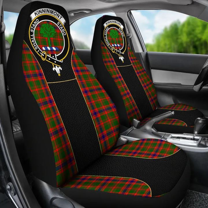Scottish Kinninmont Clan Crest Tartan Car Seat Covers - Special Style 3