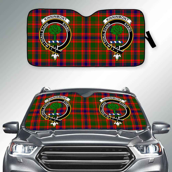 Scottish Kinninmont Clan Crest Tartan Car Windshield Sun Shade Tartan Plaid 2