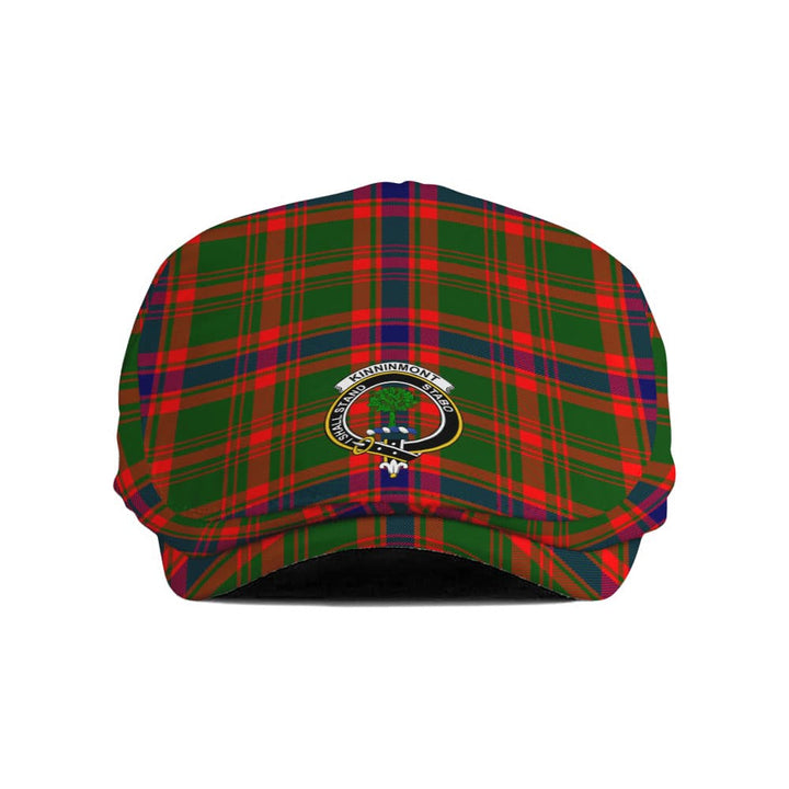 Scottish Kinninmont Clan Crest Tartan Flat Cap Tartan Plaid 1
