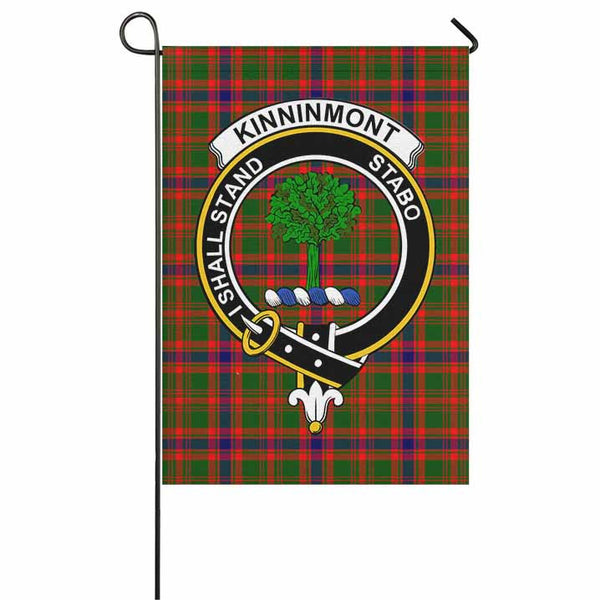 Scottish Kinninmont Clan Crest Tartan Garden Flag Tartan Plaid 1