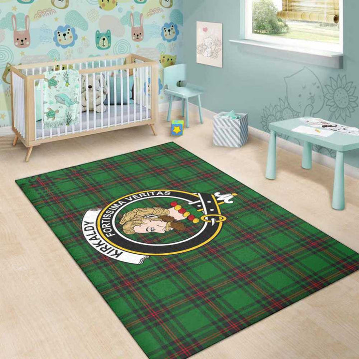 Scottish Kirkaldy Clan Crest Tartan Area Rug Tartan Plaid 5