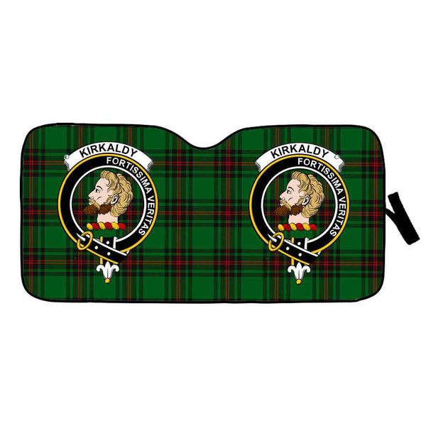 Scottish Kirkaldy Clan Crest Tartan Car Windshield Sun Shade Tartan Plaid 1