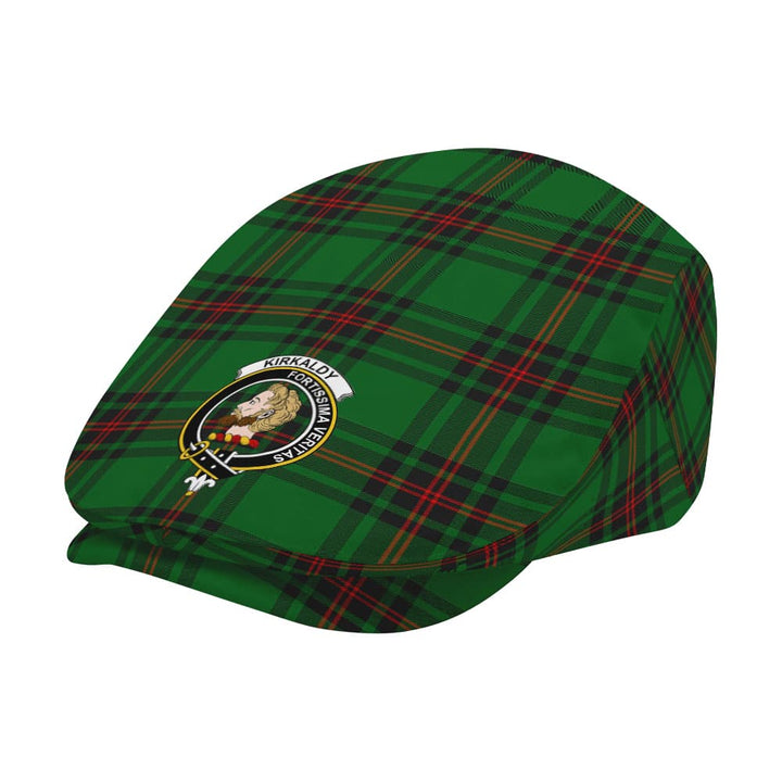 Scottish Kirkaldy Clan Crest Tartan Flat Cap Tartan Plaid 2