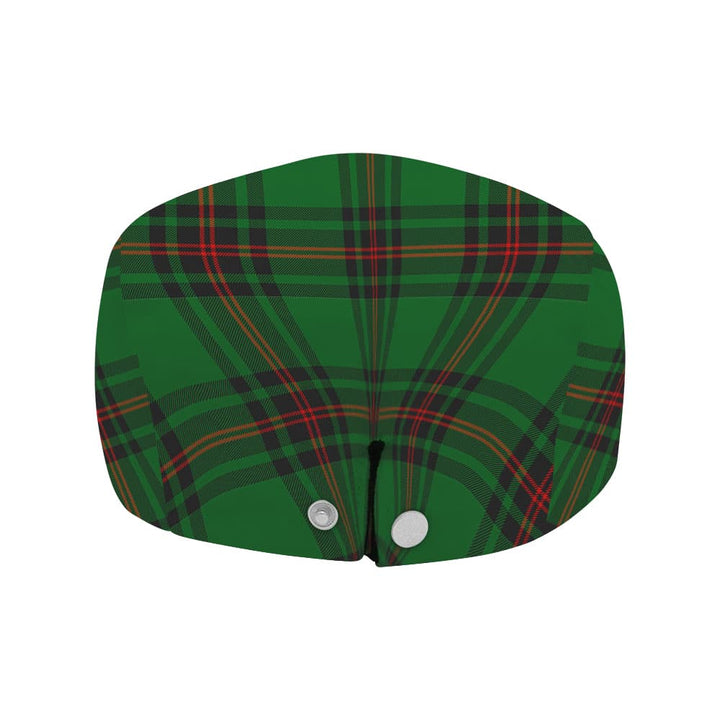 Scottish Kirkaldy Clan Crest Tartan Flat Cap Tartan Plaid 4