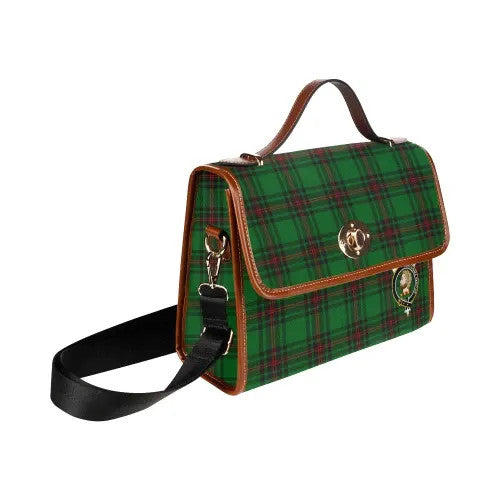 Scottish Kirkaldy Clan Crest Tartan Waterproof Canvas Bag Tartan Plaid 3