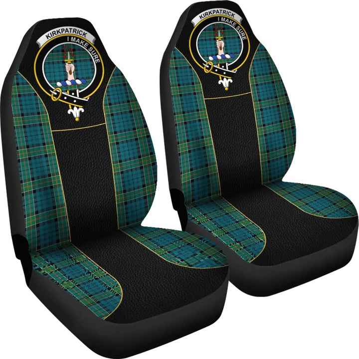 Scottish Kirkpatrick Clan Crest Tartan Car Seat Covers - Special Style 4