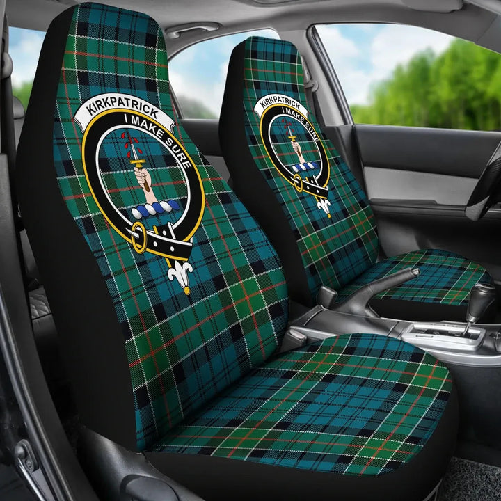 Scottish Kirkpatrick Clan Crest Tartan Car Seat Covers 3