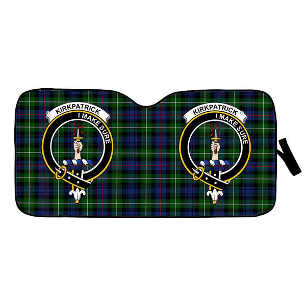 Scottish Kirkpatrick Clan Crest Tartan Car Windshield Sun Shade Tartan Plaid 1