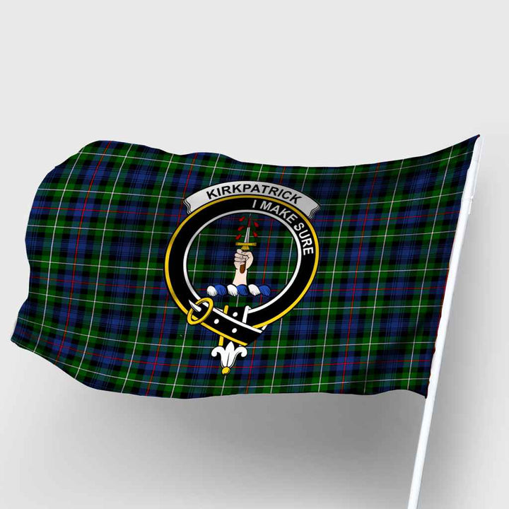 Scottish Kirkpatrick Clan Crest Tartan Flag Parade Tartan Plaid 2