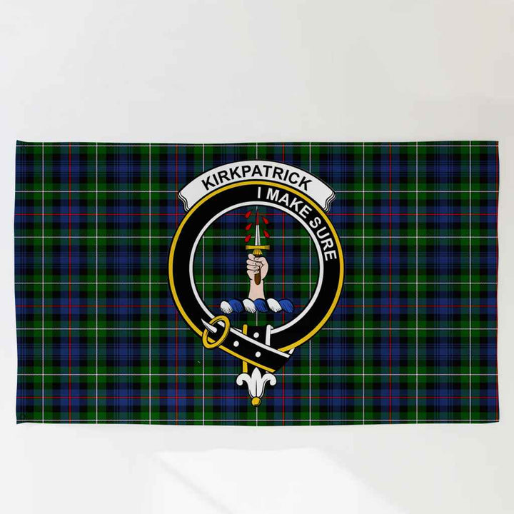 Scottish Kirkpatrick Clan Crest Tartan Flag Parade Tartan Plaid 3