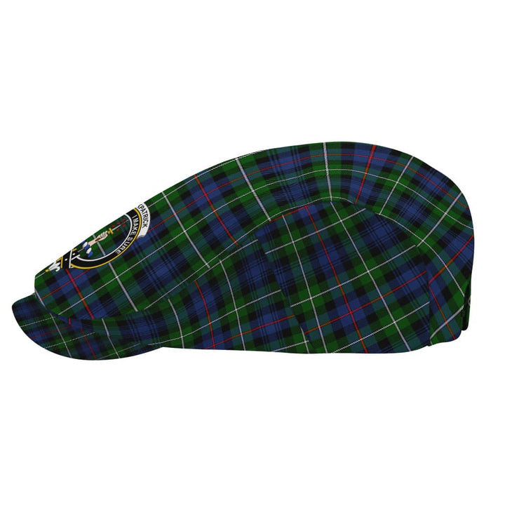 Scottish Kirkpatrick Clan Crest Tartan Flat Cap Tartan Plaid 3