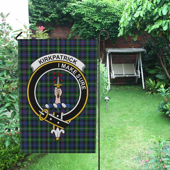 Scottish Kirkpatrick Clan Crest Tartan Garden Flag Tartan Plaid 2