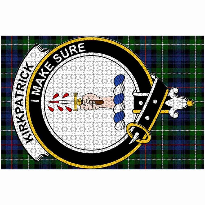 Scottish Kirkpatrick Clan Crest Tartan Jigsaw Puzzle 2