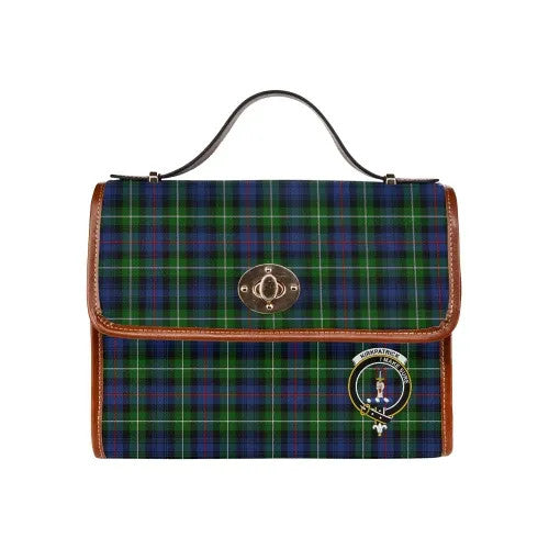 Scottish Kirkpatrick Clan Crest Tartan Waterproof Canvas Bag Tartan Plaid 2