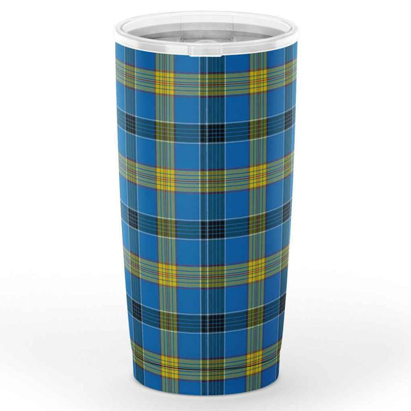 Scottish Laing Clan Crest Tartan Insulated Tumbler Tartan Plaid 2
