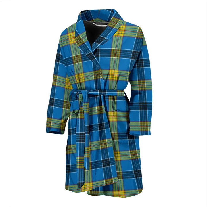 Scottish Laing Clan Tartan Bathrobe 1