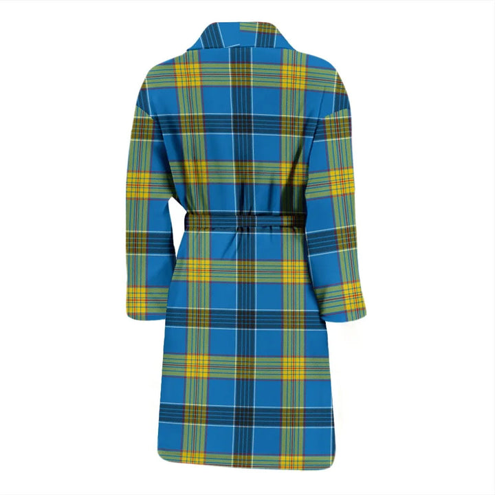 Scottish Laing Clan Tartan Bathrobe 2