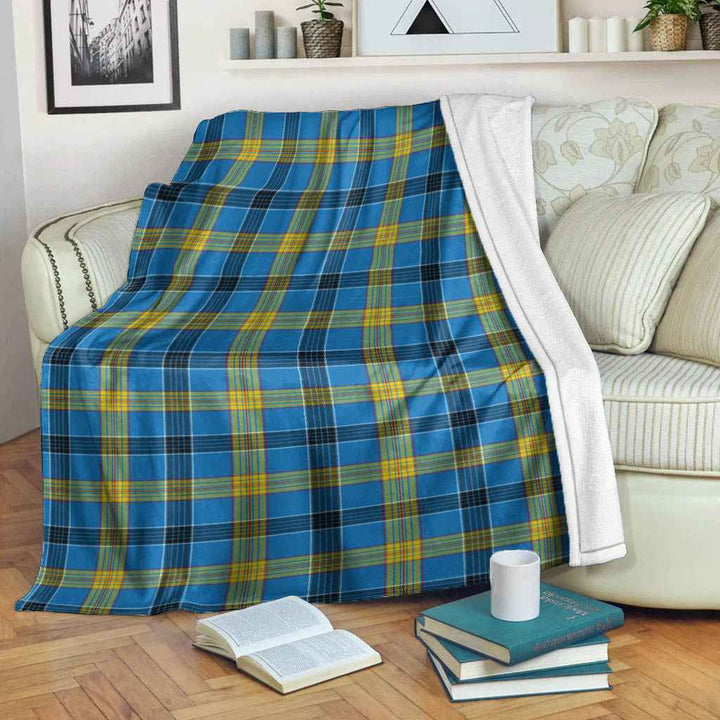 Scottish Laing Clan Tartan Blanket Tartan Plaid 2