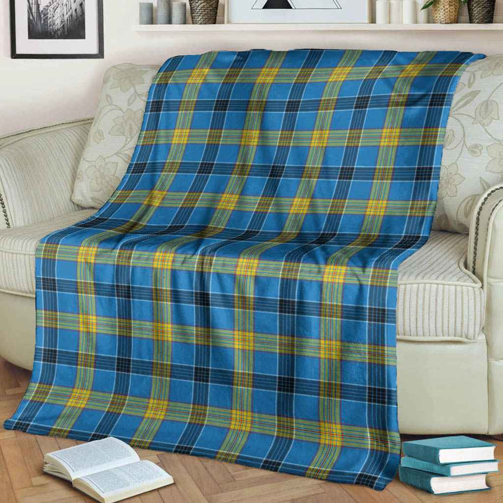 Scottish Laing Clan Tartan Blanket Tartan Plaid 3