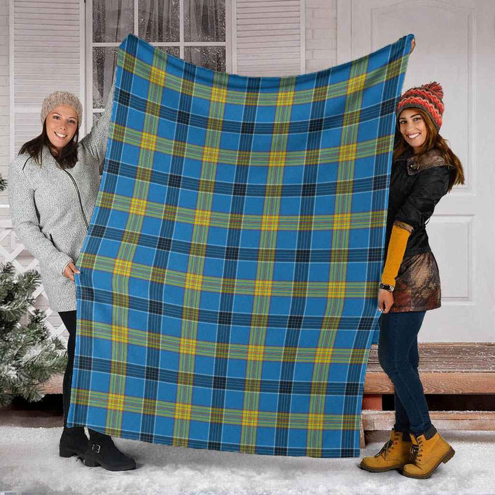 Scottish Laing Clan Tartan Blanket Tartan Plaid 5
