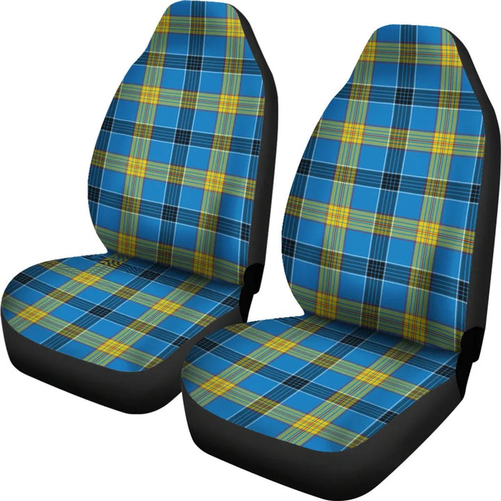 Scottish Laing Clan Tartan Car Seat Covers 1