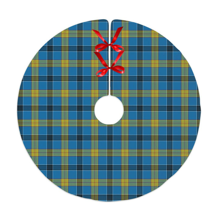 Scottish Laing Clan Tartan Christmas Tree Skirt No Tassels 1 Tartan Plaid