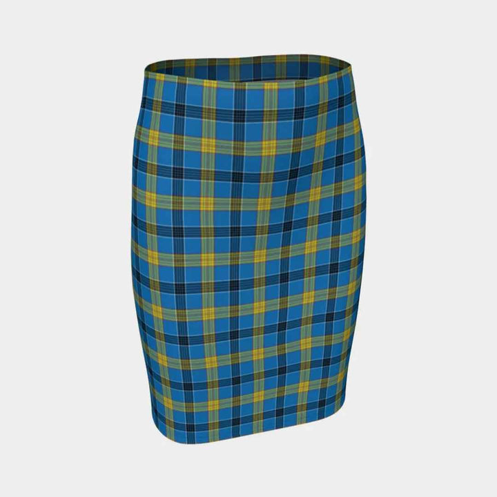 Scottish Laing Clan Tartan Fitted Skirt Tartan Plaid 1
