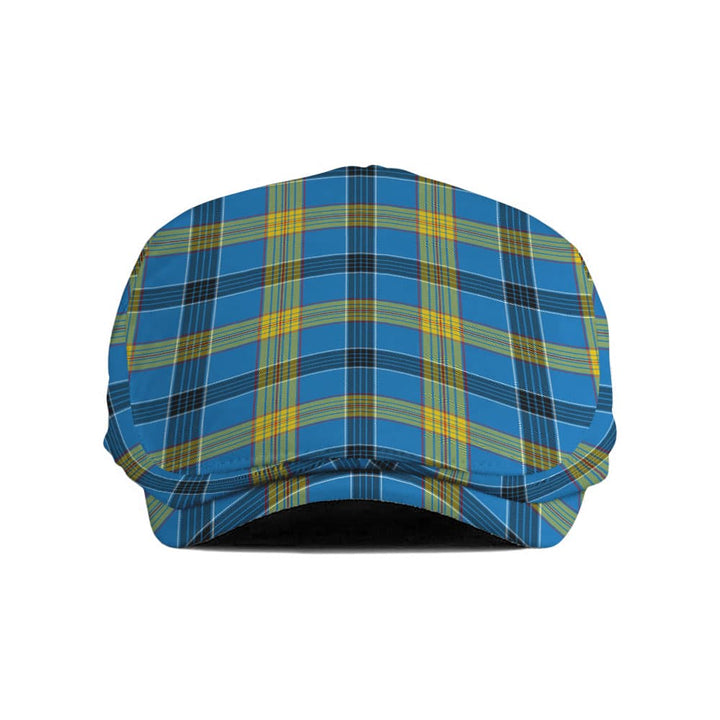 Scottish Laing Clan Tartan Flat Cap Tartan Plaid 1