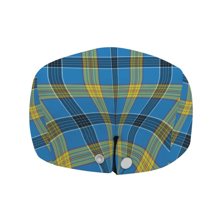 Scottish Laing Clan Tartan Flat Cap Tartan Plaid 4