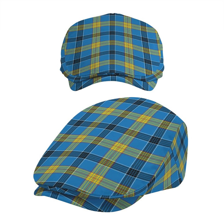 Scottish Laing Clan Tartan Flat Cap Tartan Plaid 5